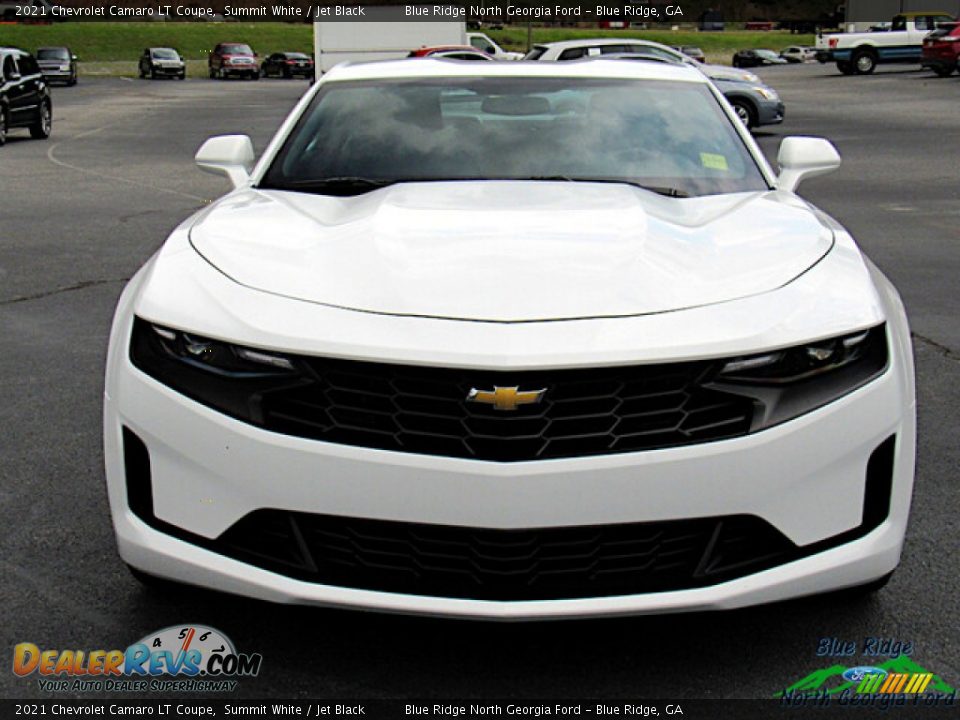 2021 Chevrolet Camaro LT Coupe Summit White / Jet Black Photo #7