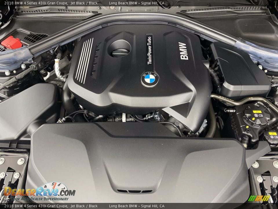 2018 BMW 4 Series 430i Gran Coupe Jet Black / Black Photo #12