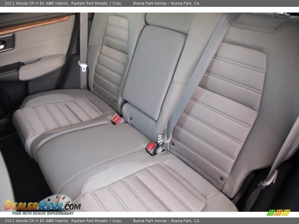 2021 Honda CR-V EX AWD Hybrid Radiant Red Metallic / Gray Photo #24