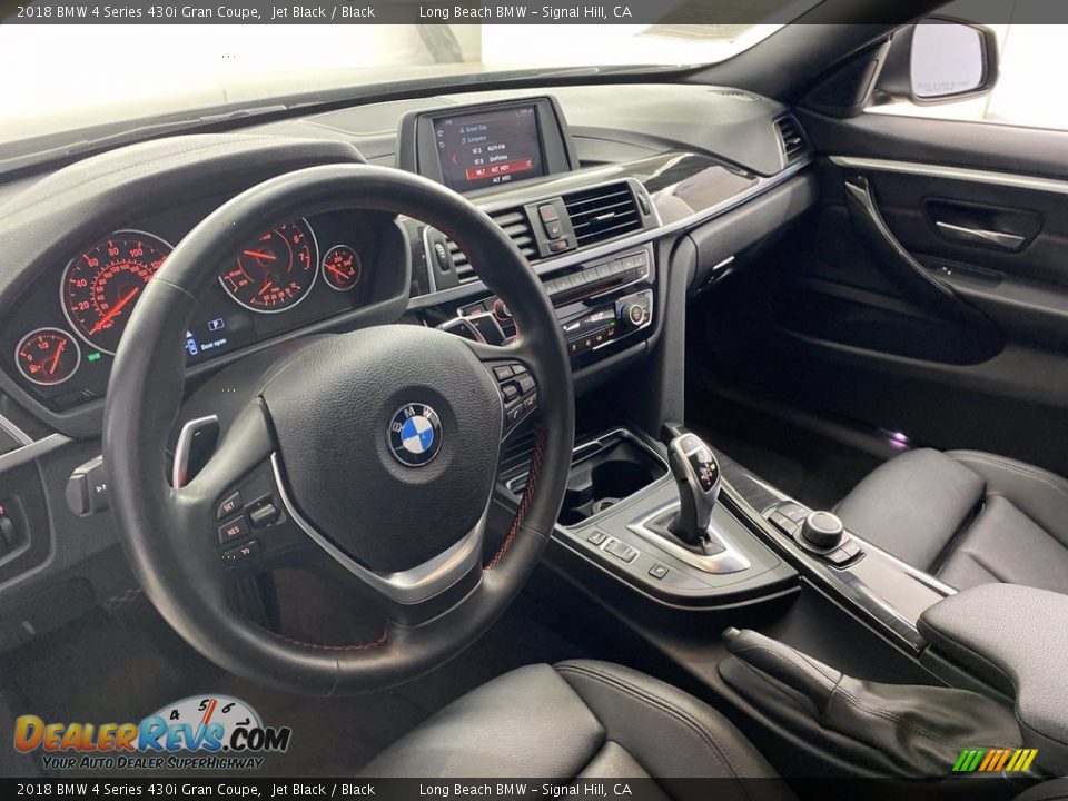 2018 BMW 4 Series 430i Gran Coupe Jet Black / Black Photo #16