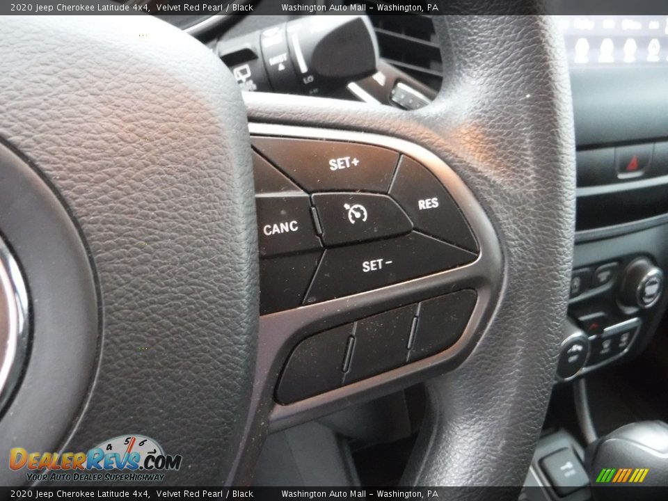 2020 Jeep Cherokee Latitude 4x4 Velvet Red Pearl / Black Photo #23