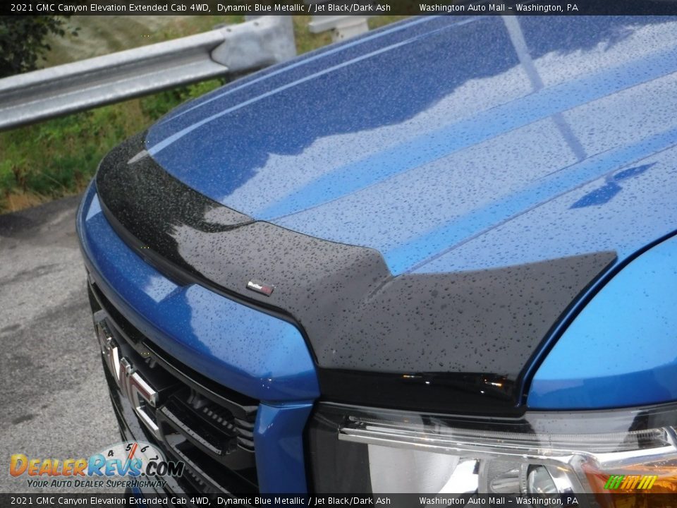 2021 GMC Canyon Elevation Extended Cab 4WD Dynamic Blue Metallic / Jet Black/Dark Ash Photo #12