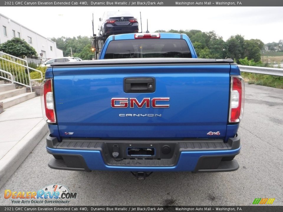 2021 GMC Canyon Elevation Extended Cab 4WD Dynamic Blue Metallic / Jet Black/Dark Ash Photo #17