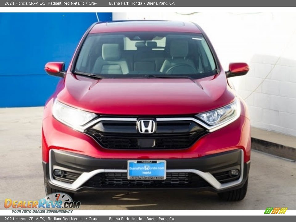 2021 Honda CR-V EX Radiant Red Metallic / Gray Photo #3