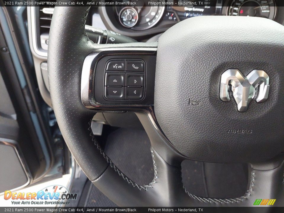 2021 Ram 2500 Power Wagon Crew Cab 4x4 Steering Wheel Photo #16