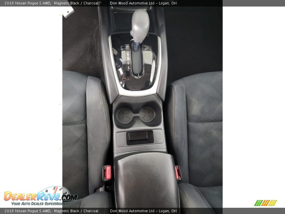 2016 Nissan Rogue S AWD Magnetic Black / Charcoal Photo #23
