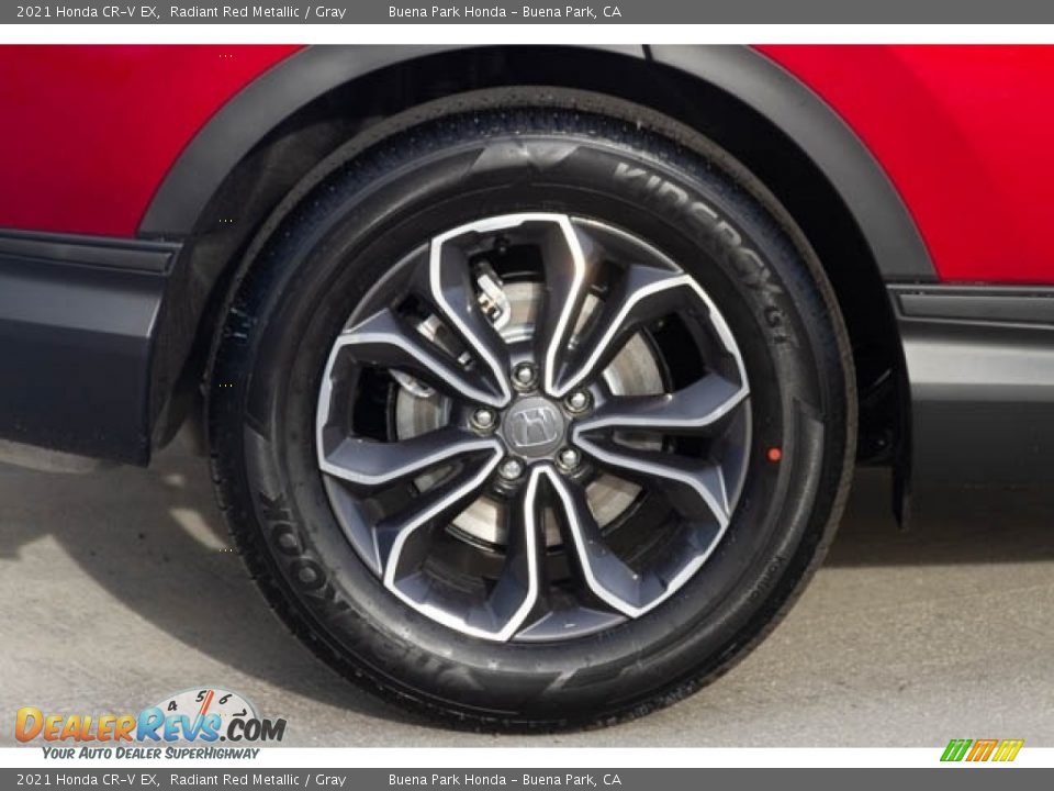 2021 Honda CR-V EX Radiant Red Metallic / Gray Photo #10