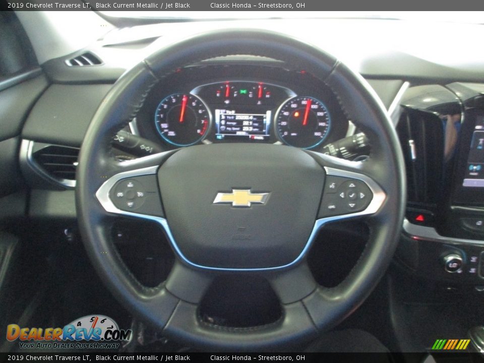 2019 Chevrolet Traverse LT Black Current Metallic / Jet Black Photo #30