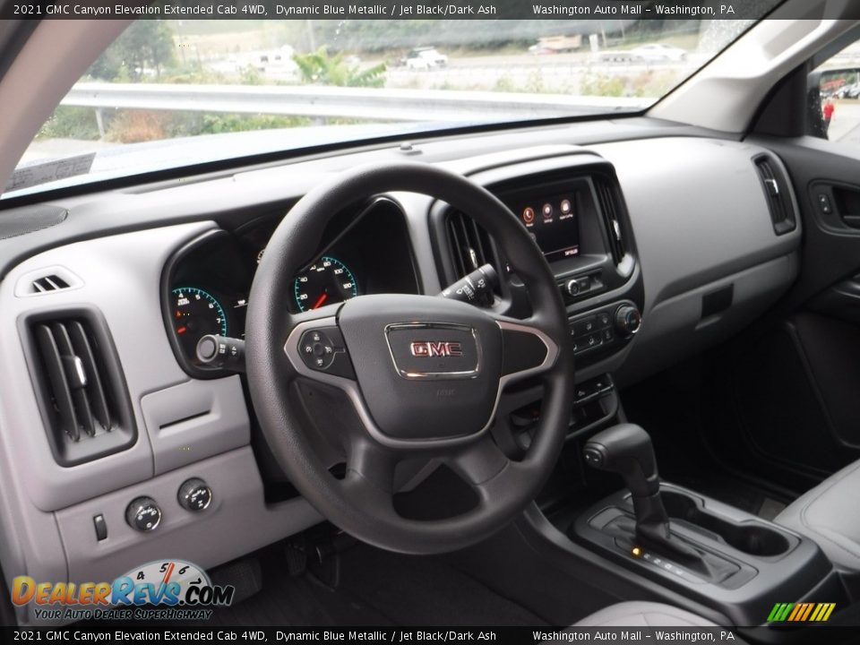 2021 GMC Canyon Elevation Extended Cab 4WD Dynamic Blue Metallic / Jet Black/Dark Ash Photo #27