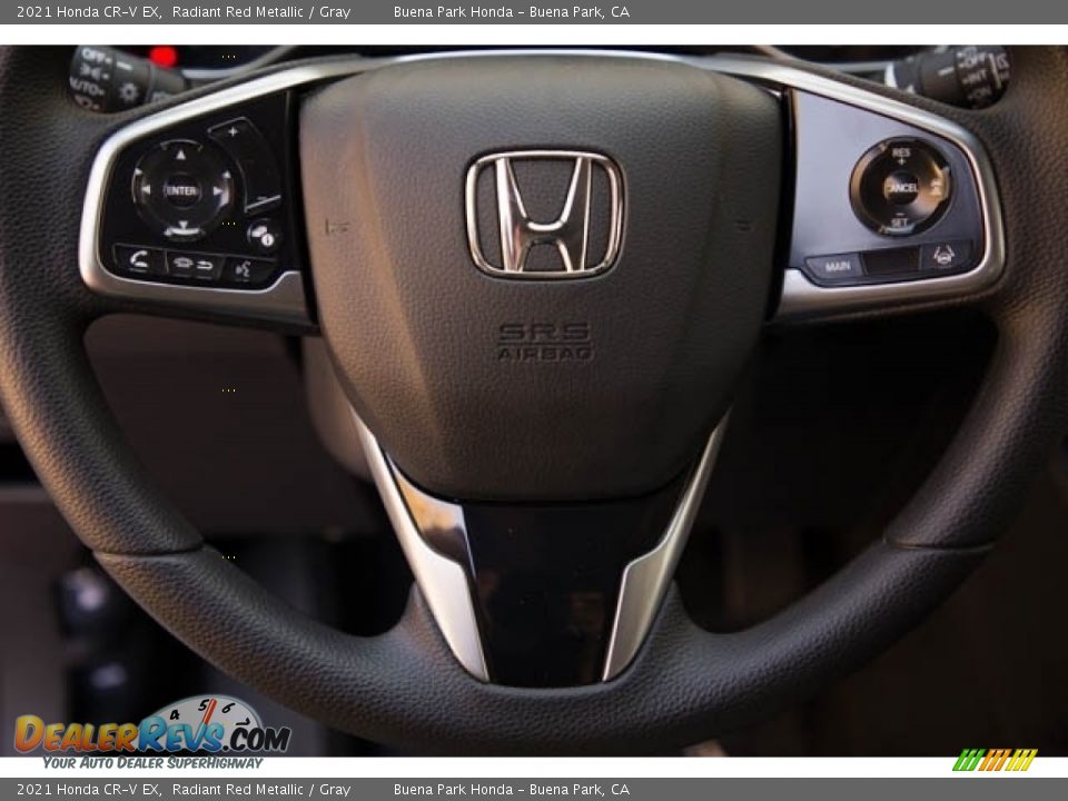 2021 Honda CR-V EX Radiant Red Metallic / Gray Photo #17