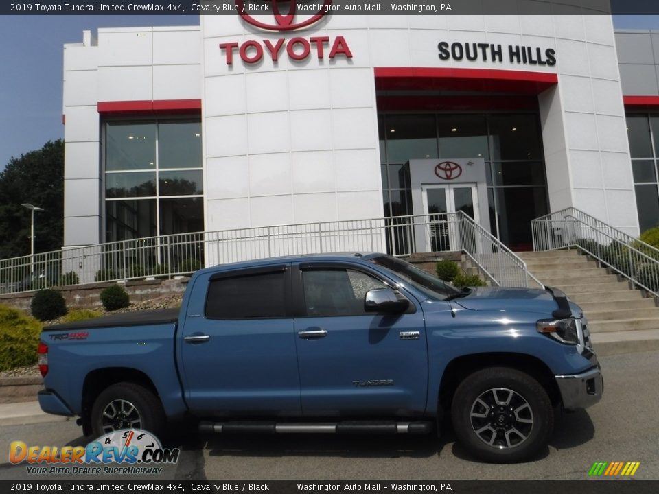 2019 Toyota Tundra Limited CrewMax 4x4 Cavalry Blue / Black Photo #2