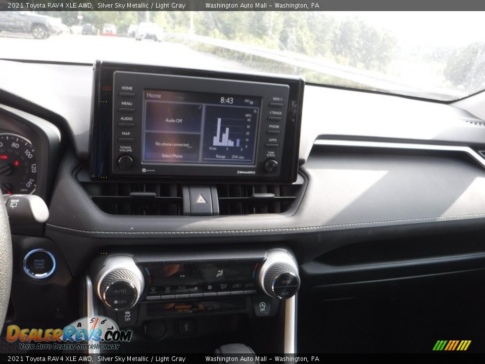 2021 Toyota RAV4 XLE AWD Silver Sky Metallic / Light Gray Photo #3