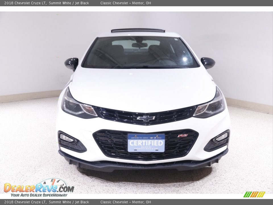 2018 Chevrolet Cruze LT Summit White / Jet Black Photo #2