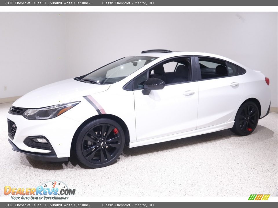 2018 Chevrolet Cruze LT Summit White / Jet Black Photo #3