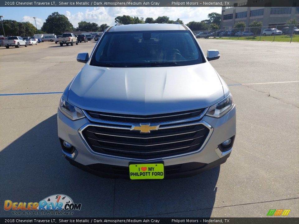 2018 Chevrolet Traverse LT Silver Ice Metallic / Dark Atmosphere/Medium Ash Gray Photo #1