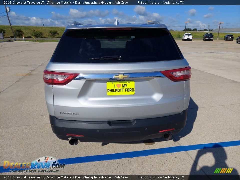 2018 Chevrolet Traverse LT Silver Ice Metallic / Dark Atmosphere/Medium Ash Gray Photo #5