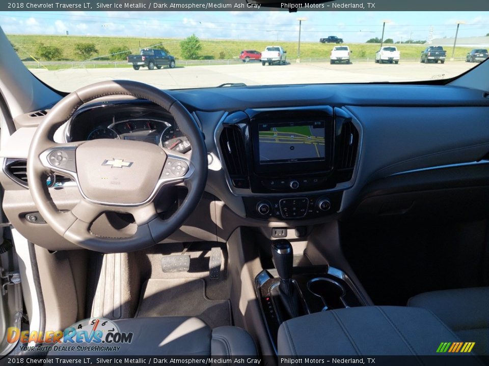 2018 Chevrolet Traverse LT Silver Ice Metallic / Dark Atmosphere/Medium Ash Gray Photo #10