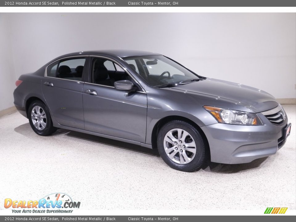 2012 Honda Accord SE Sedan Polished Metal Metallic / Black Photo #1
