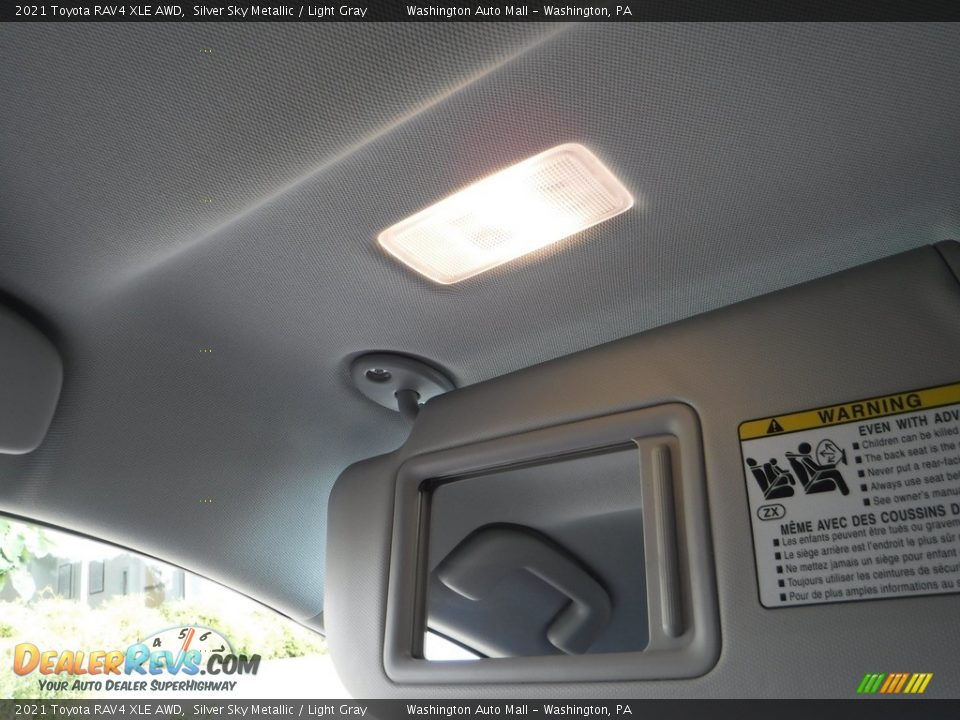2021 Toyota RAV4 XLE AWD Silver Sky Metallic / Light Gray Photo #25