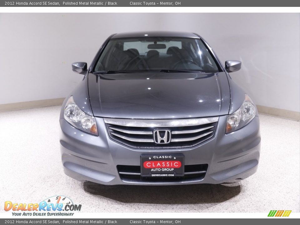 2012 Honda Accord SE Sedan Polished Metal Metallic / Black Photo #2