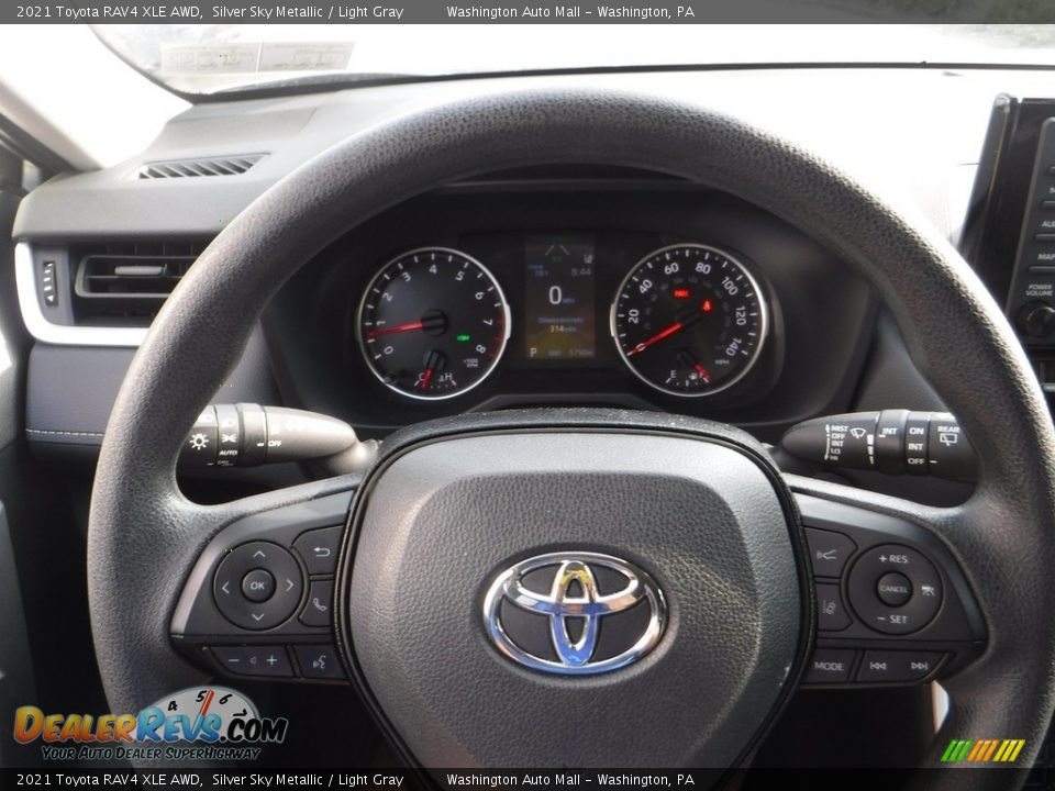 2021 Toyota RAV4 XLE AWD Silver Sky Metallic / Light Gray Photo #26