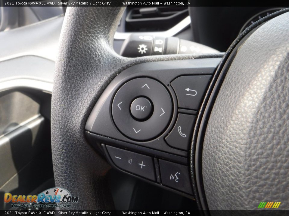 2021 Toyota RAV4 XLE AWD Silver Sky Metallic / Light Gray Photo #27