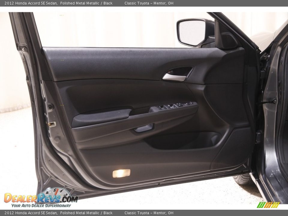 2012 Honda Accord SE Sedan Polished Metal Metallic / Black Photo #4