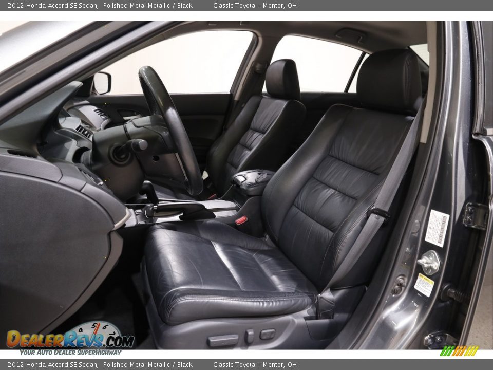 2012 Honda Accord SE Sedan Polished Metal Metallic / Black Photo #5