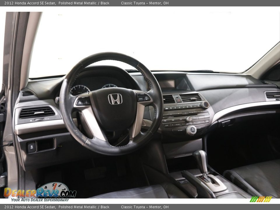 2012 Honda Accord SE Sedan Polished Metal Metallic / Black Photo #6