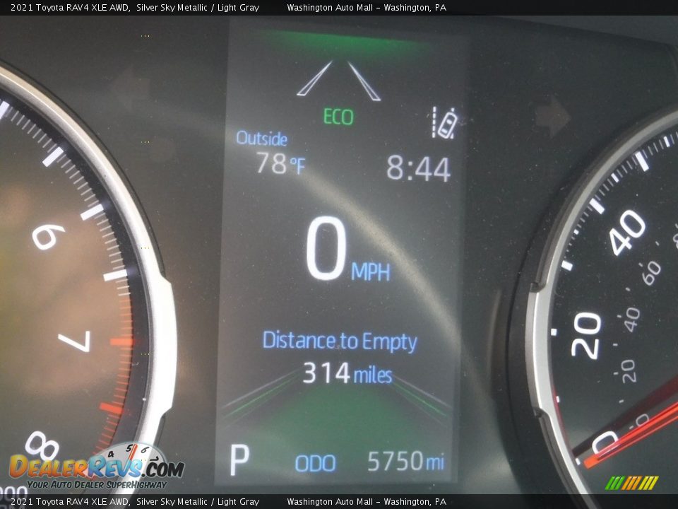 2021 Toyota RAV4 XLE AWD Silver Sky Metallic / Light Gray Photo #33