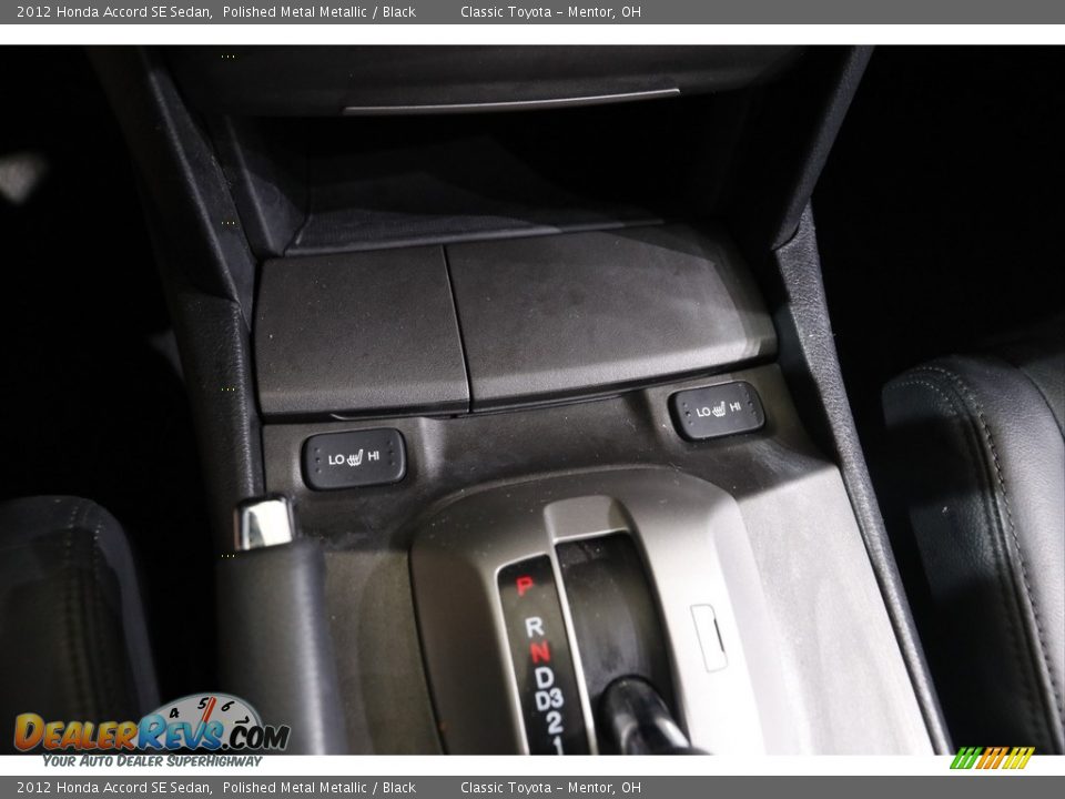 2012 Honda Accord SE Sedan Polished Metal Metallic / Black Photo #13
