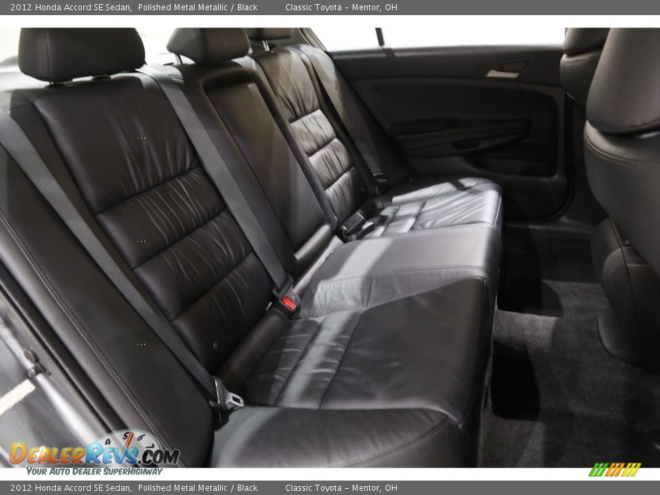 2012 Honda Accord SE Sedan Polished Metal Metallic / Black Photo #15