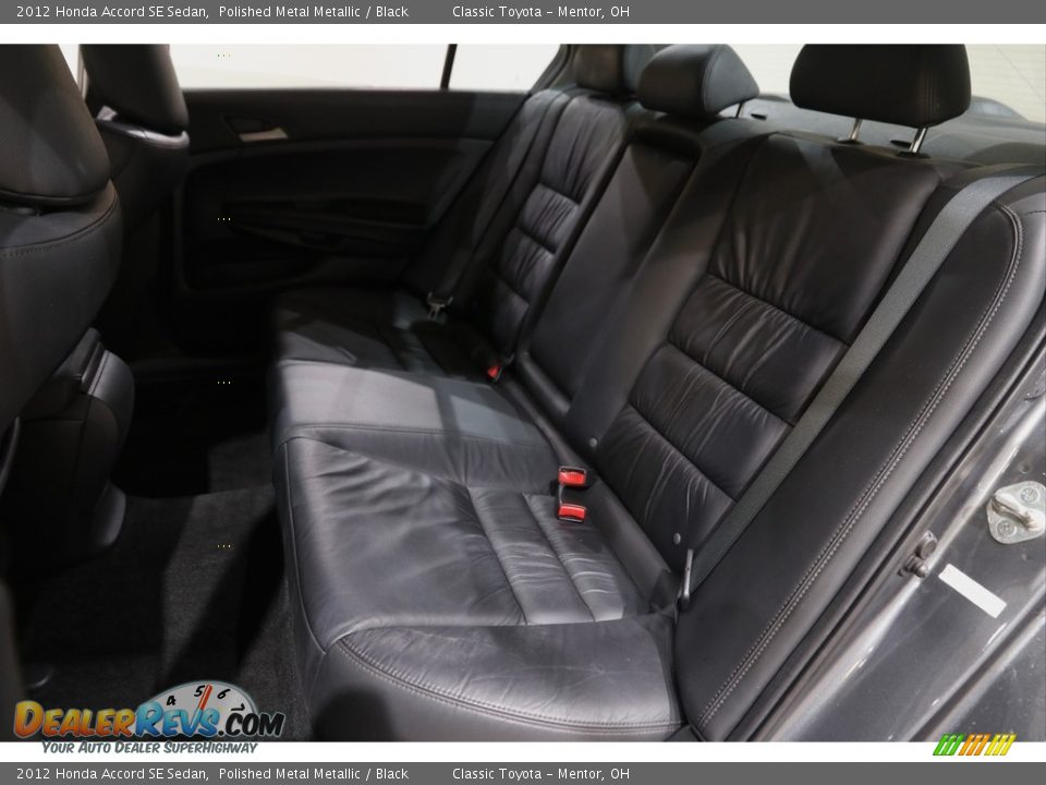 2012 Honda Accord SE Sedan Polished Metal Metallic / Black Photo #16