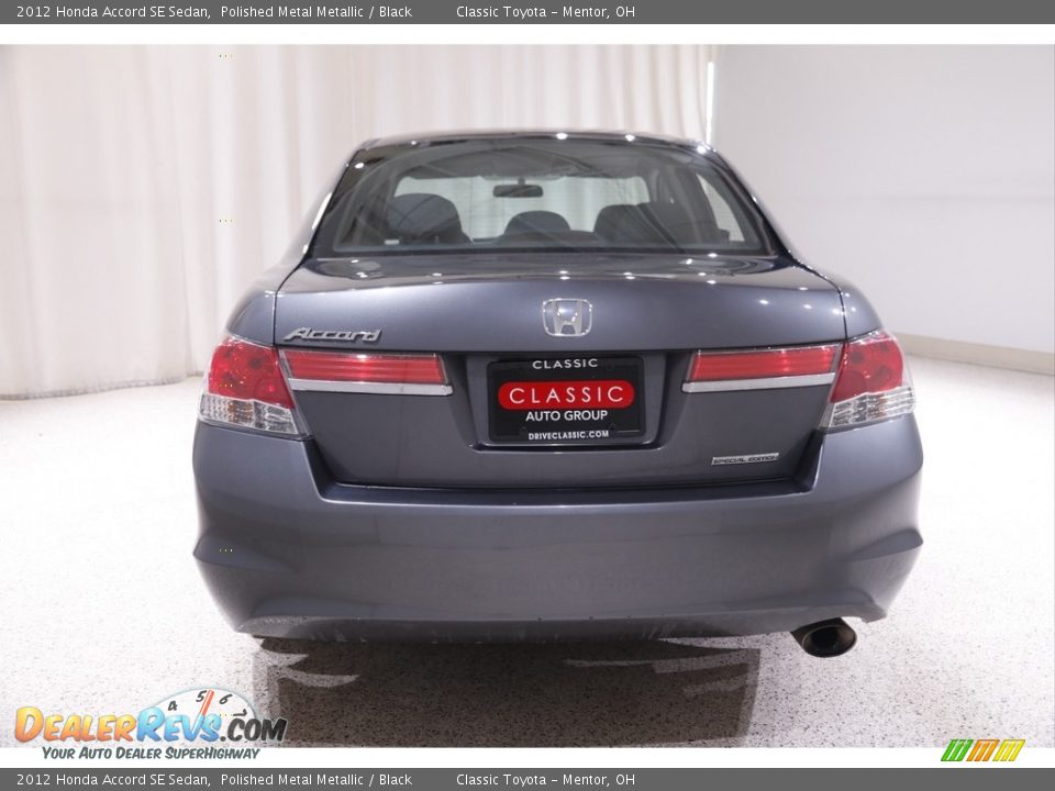 2012 Honda Accord SE Sedan Polished Metal Metallic / Black Photo #17