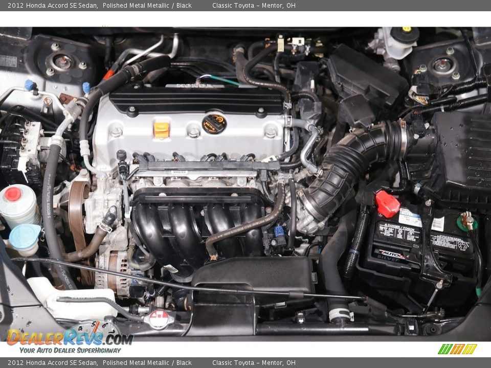 2012 Honda Accord SE Sedan Polished Metal Metallic / Black Photo #18
