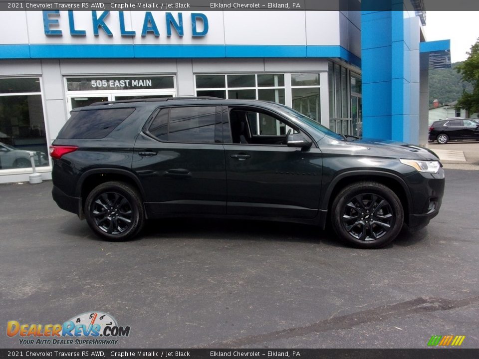 2021 Chevrolet Traverse RS AWD Graphite Metallic / Jet Black Photo #2