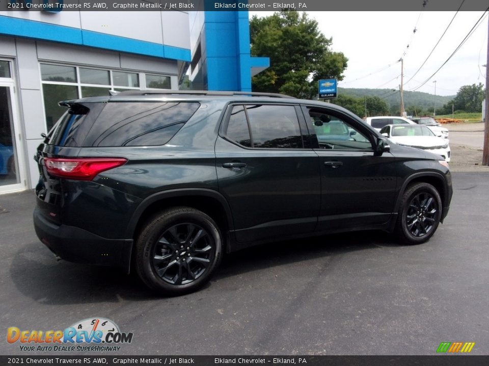 2021 Chevrolet Traverse RS AWD Graphite Metallic / Jet Black Photo #3