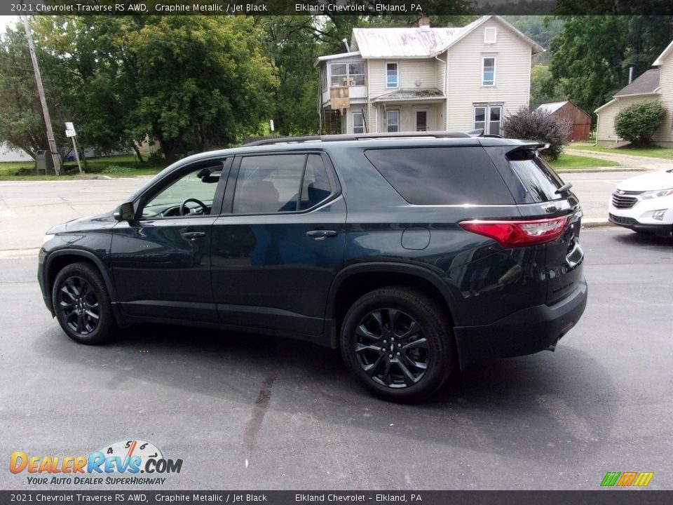 2021 Chevrolet Traverse RS AWD Graphite Metallic / Jet Black Photo #5