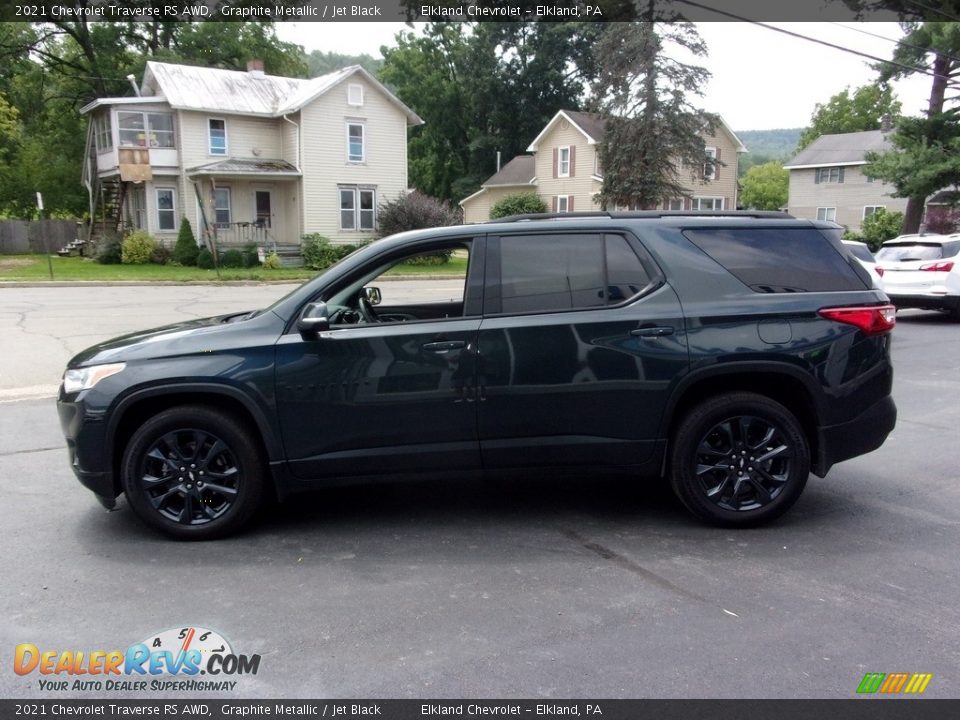 2021 Chevrolet Traverse RS AWD Graphite Metallic / Jet Black Photo #6