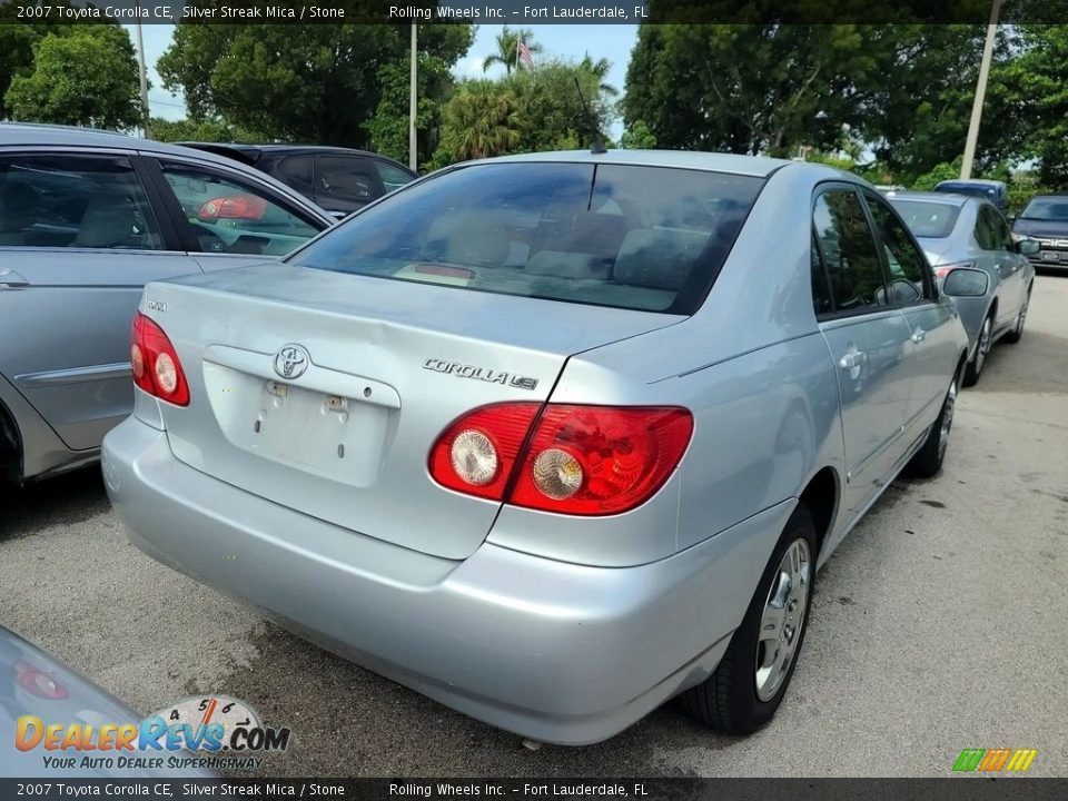 2007 Toyota Corolla CE Silver Streak Mica / Stone Photo #3