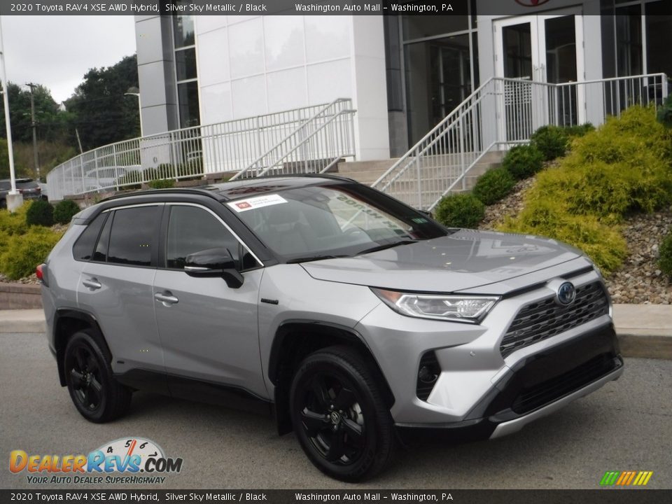 2020 Toyota RAV4 XSE AWD Hybrid Silver Sky Metallic / Black Photo #1