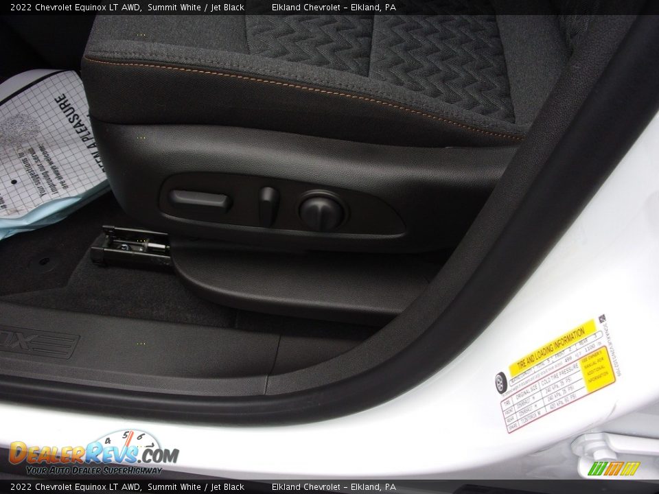 2022 Chevrolet Equinox LT AWD Summit White / Jet Black Photo #14