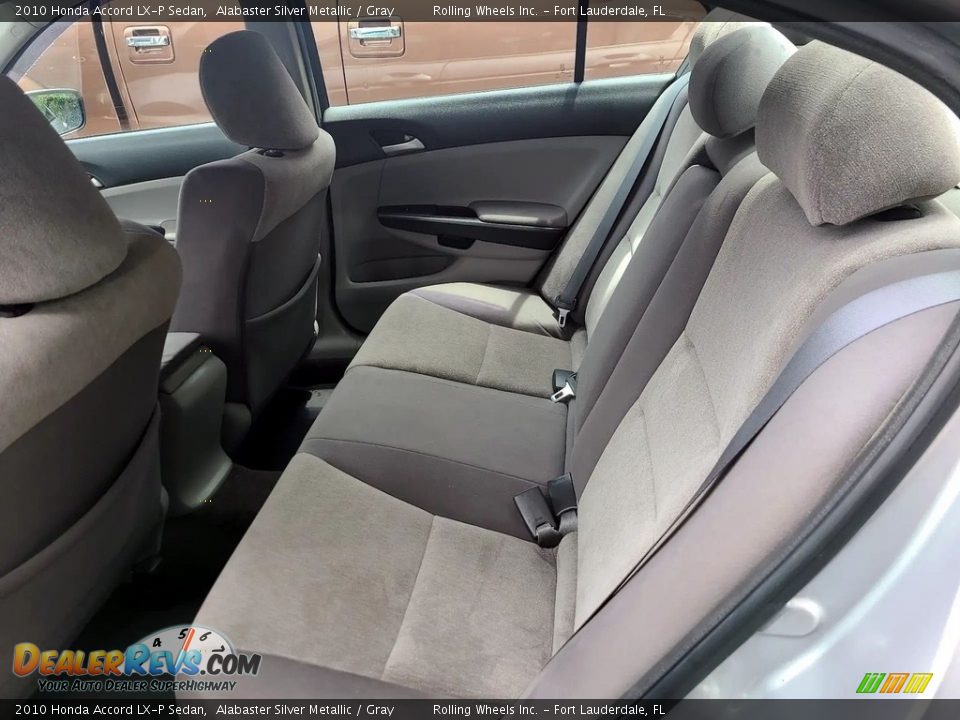 2010 Honda Accord LX-P Sedan Alabaster Silver Metallic / Gray Photo #6