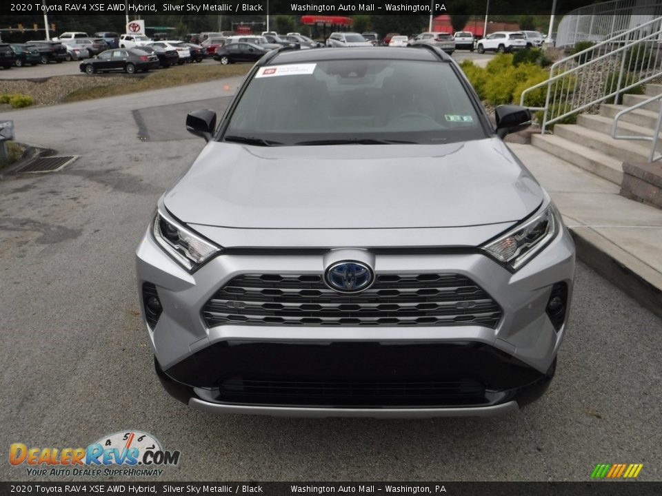 2020 Toyota RAV4 XSE AWD Hybrid Silver Sky Metallic / Black Photo #14