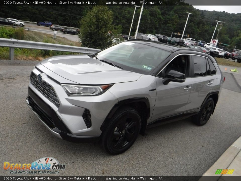 2020 Toyota RAV4 XSE AWD Hybrid Silver Sky Metallic / Black Photo #15