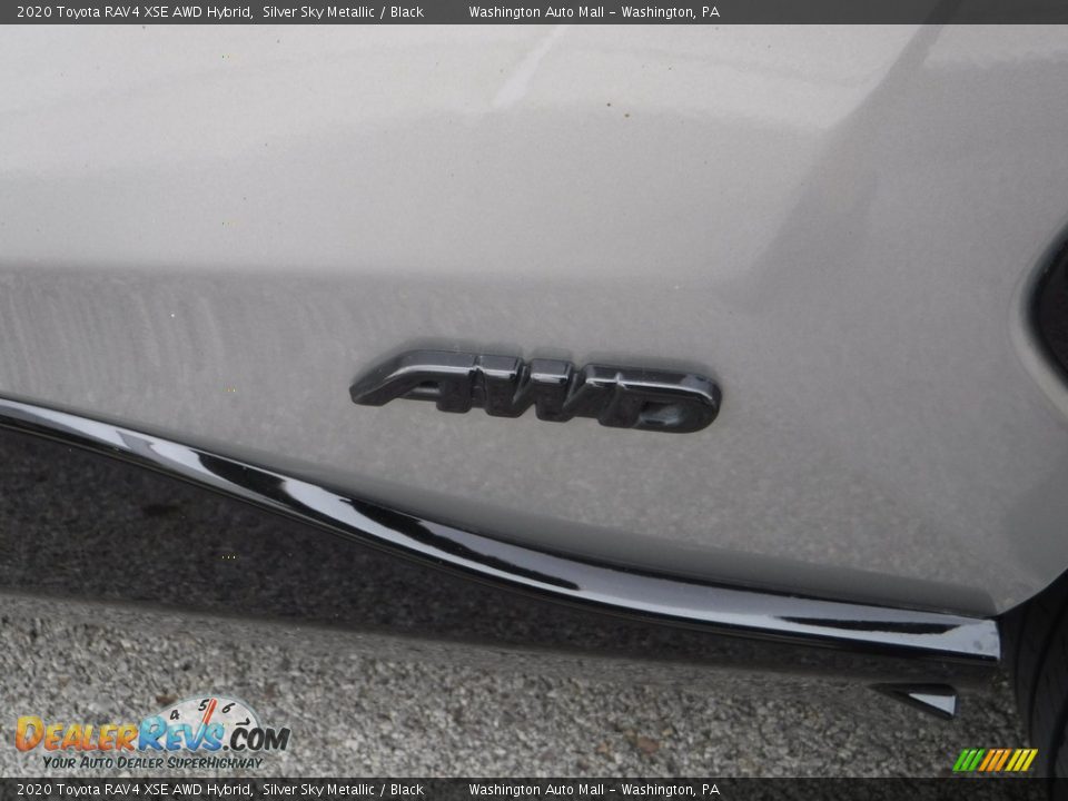 2020 Toyota RAV4 XSE AWD Hybrid Silver Sky Metallic / Black Photo #16