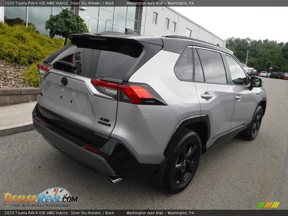 2020 Toyota RAV4 XSE AWD Hybrid Silver Sky Metallic / Black Photo #19