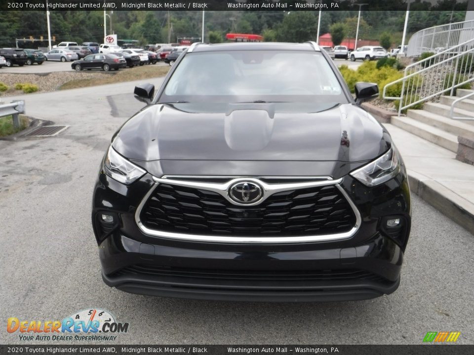 2020 Toyota Highlander Limited AWD Midnight Black Metallic / Black Photo #13