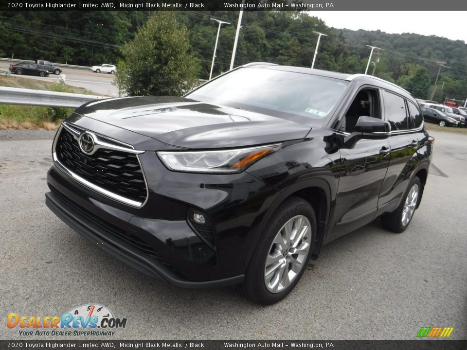 2020 Toyota Highlander Limited AWD Midnight Black Metallic / Black Photo #15