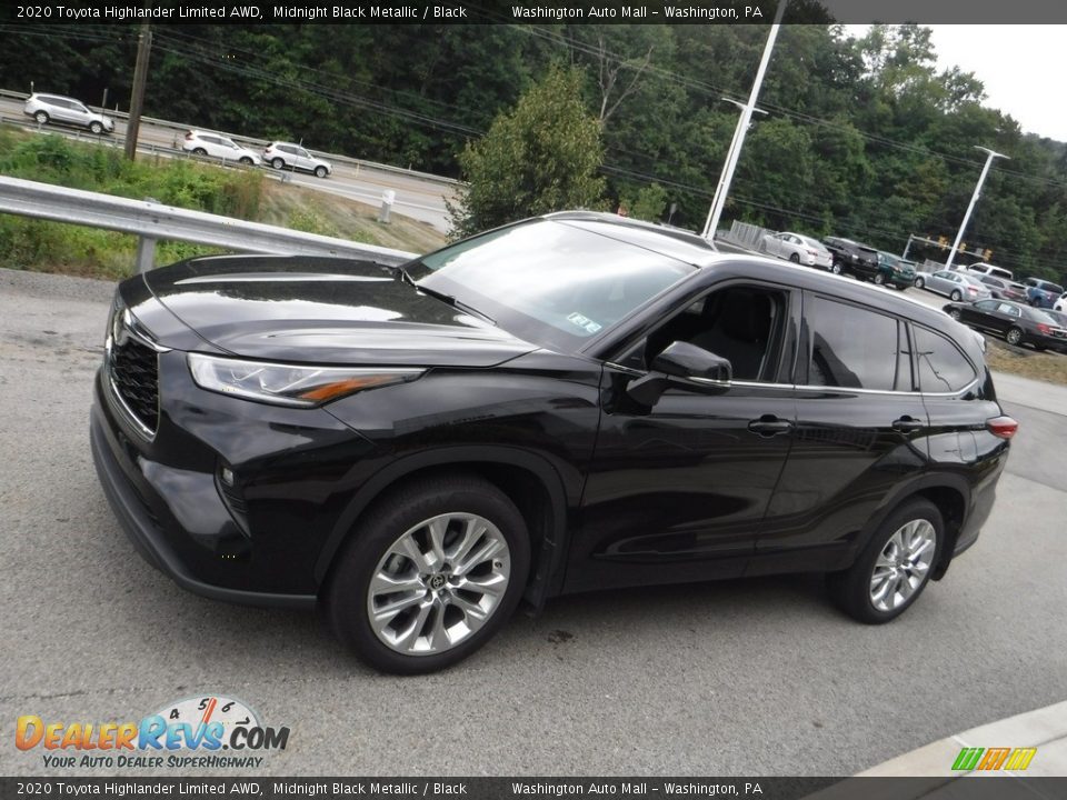 2020 Toyota Highlander Limited AWD Midnight Black Metallic / Black Photo #16